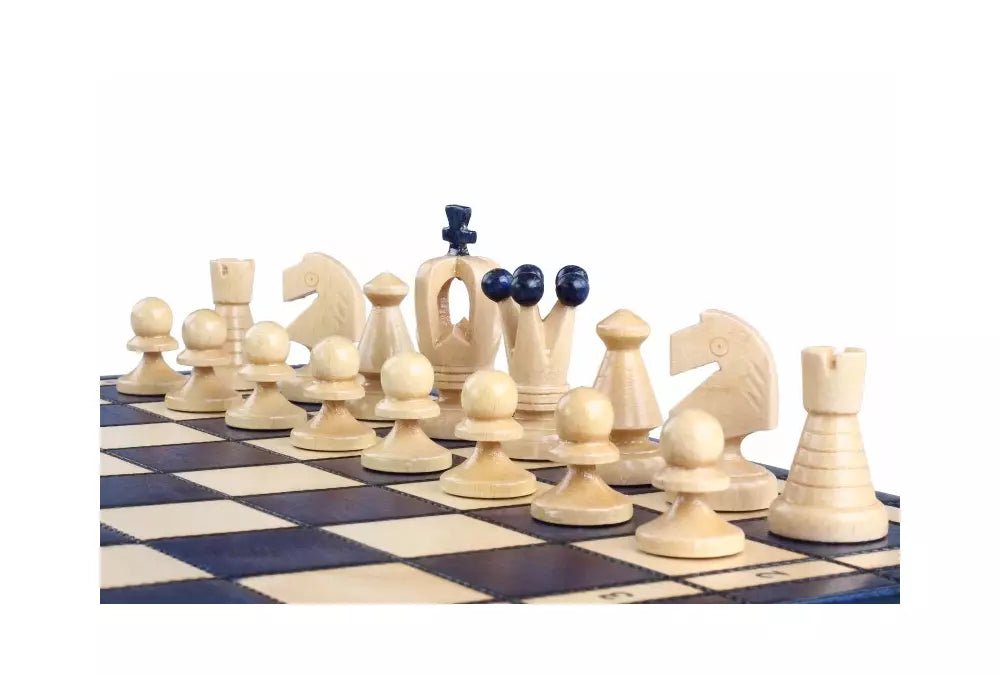 King's Chess Set Blue
