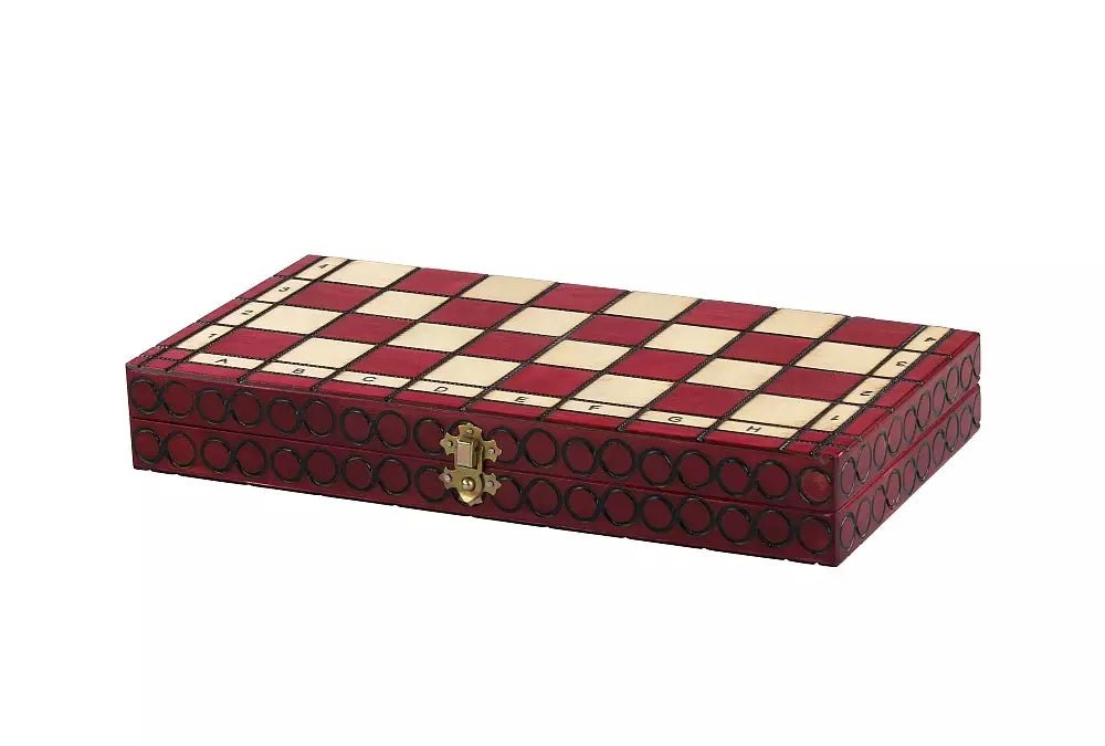 King's Chess Set Red