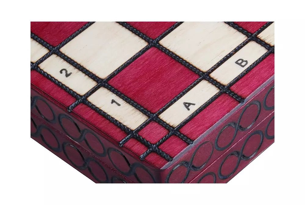 King's Chess Set Red
