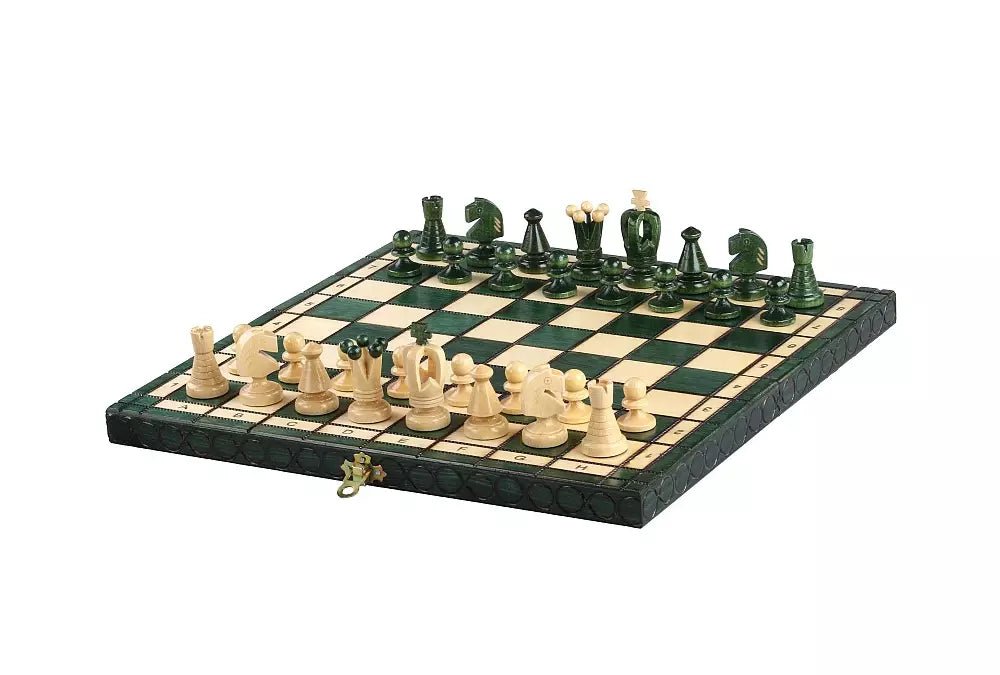 King's Chess Set Green