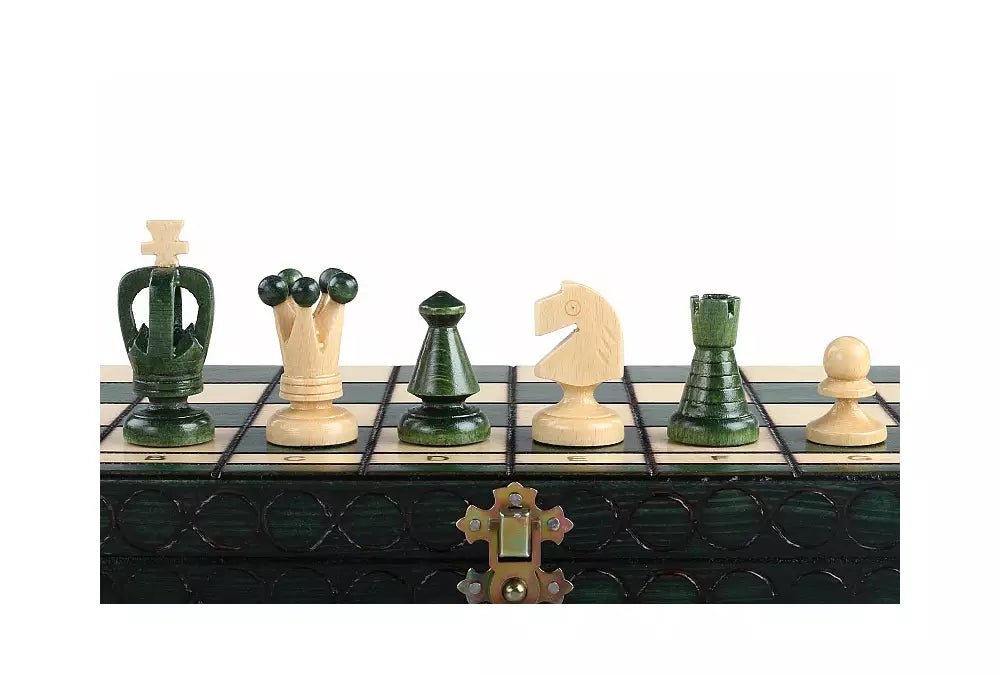 King's Chess Set Green