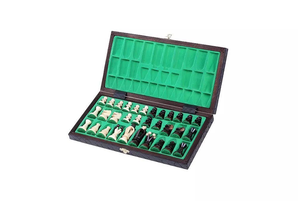 King's Chess Set Brown