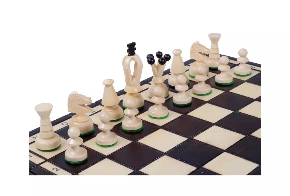 King's Chess Set Brown