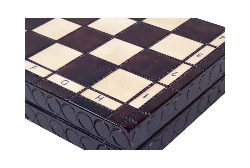 King's Chess Set Brown
